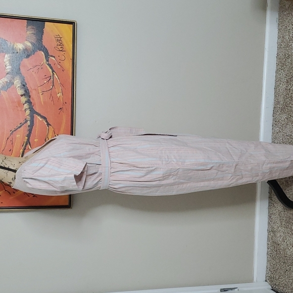 Madewell Striped Puff-Sleeve Tapered Jumpsuit Size 14 L1870 - Picture 3 of 10